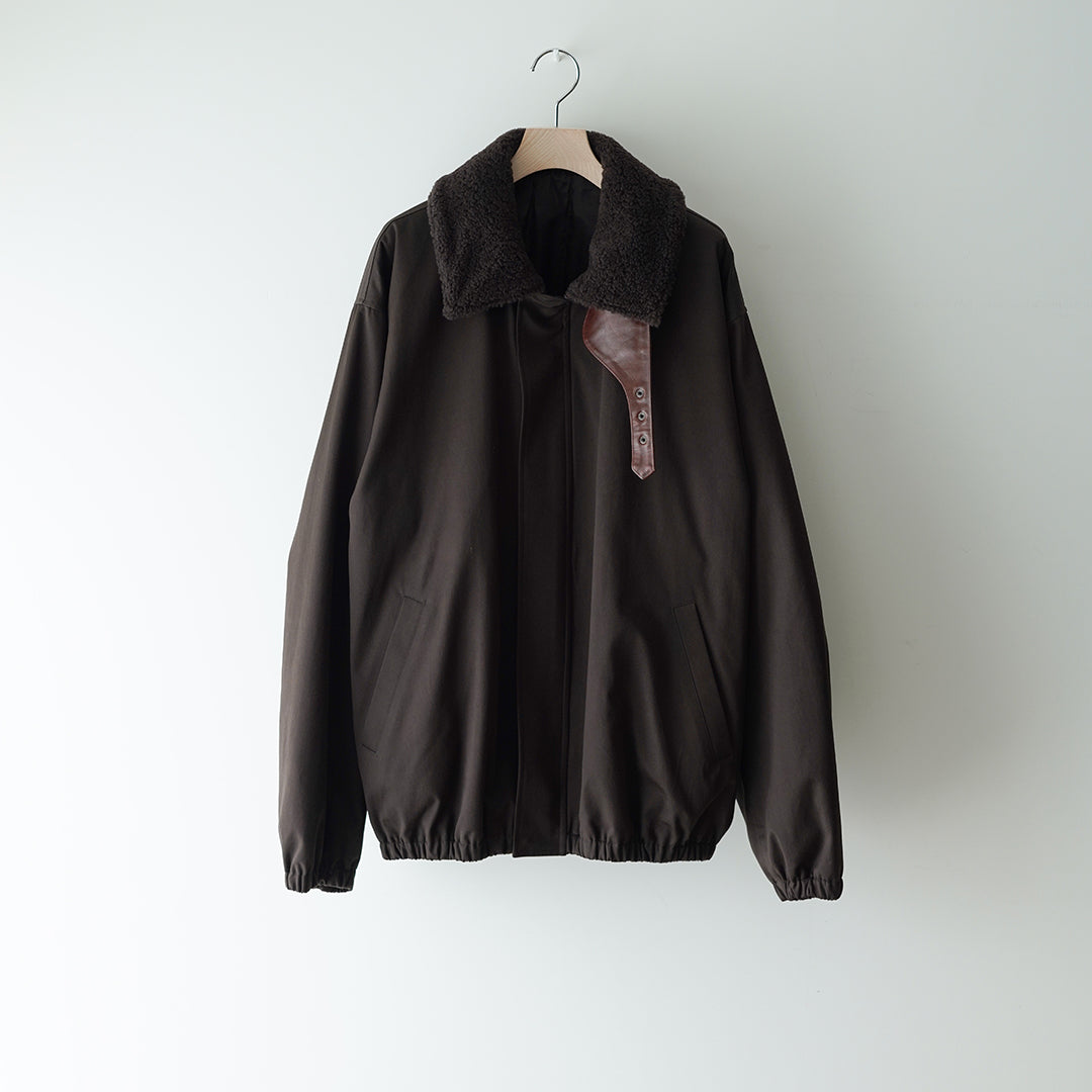 MOUTON COLLAR PADDED JACKET