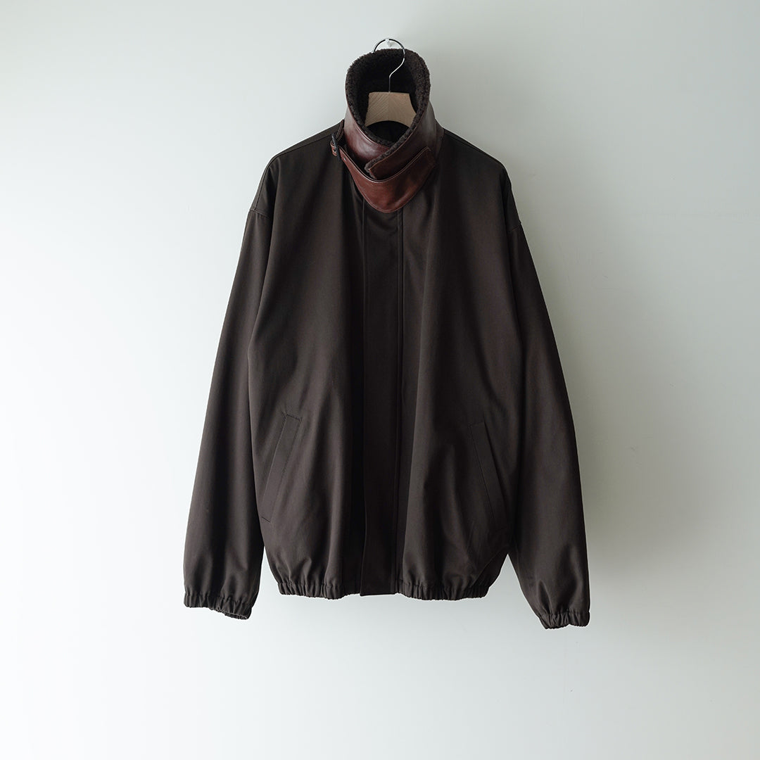 MOUTON COLLAR PADDED JACKET