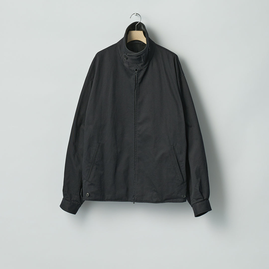 SULFUR DYED BRUSHED CHINO ZIP JACKET