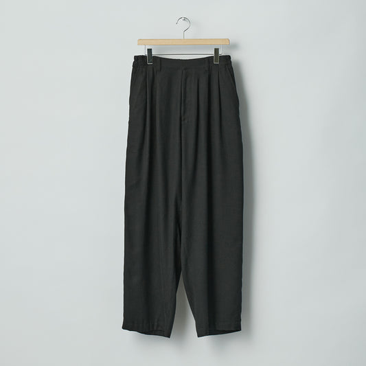 RAYON SILK FLANNEL WIDE EASY TROUSERS