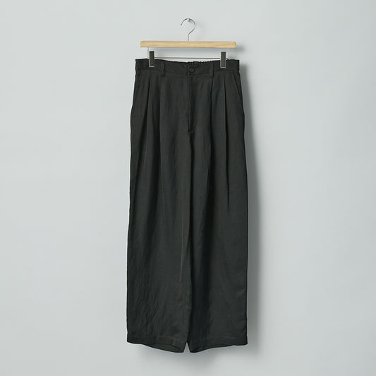 VIS/LI BRIGHT TWILL WIDE EASY TROUSERS