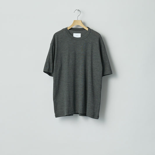 FINE WOOL OVERSIZED SHORT SLEEVE TEE