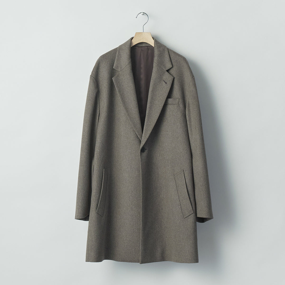 WOOL DOESKIN HALF COAT