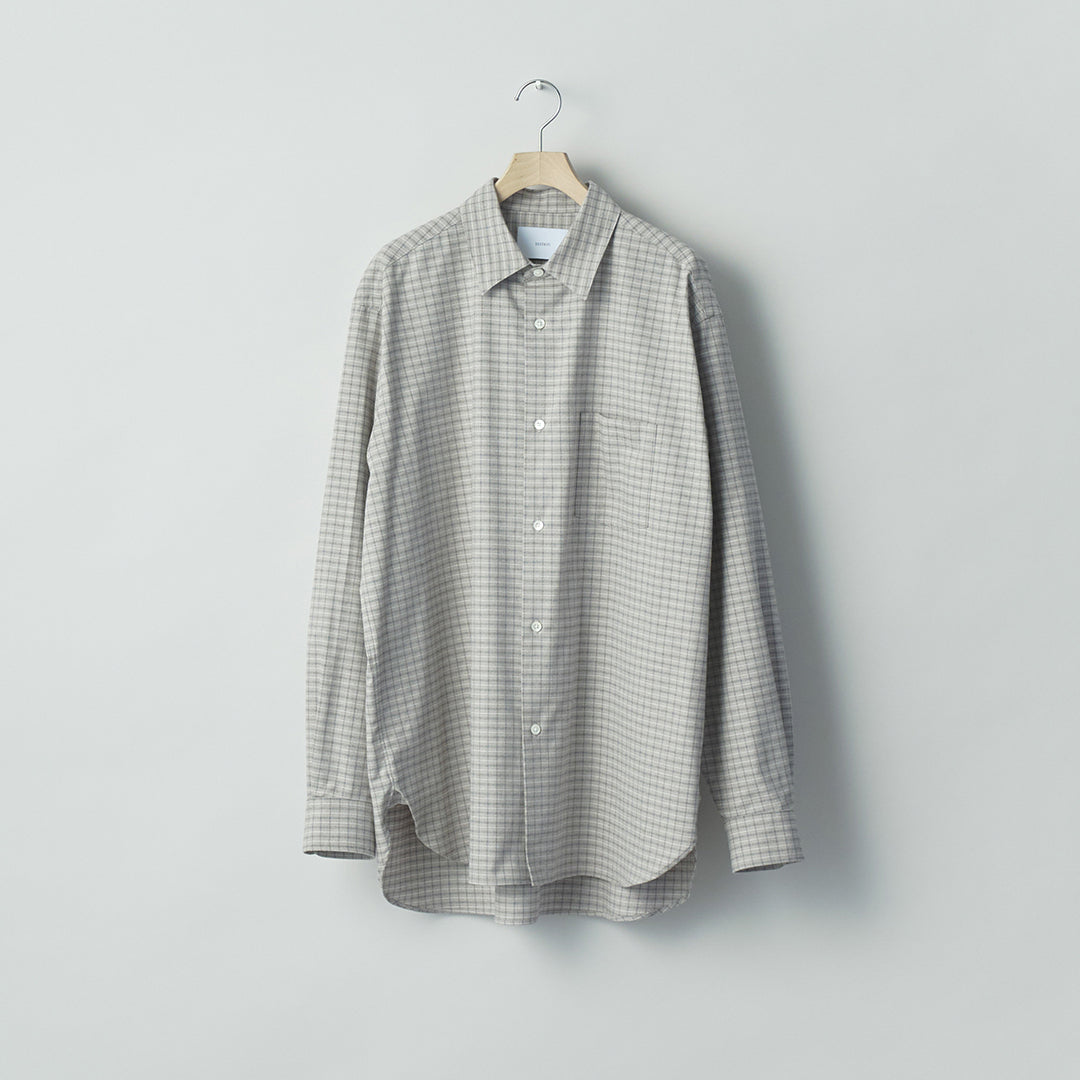 COTTON  LLAMA OVERSIZED REGULAR COLLAR SHIRT