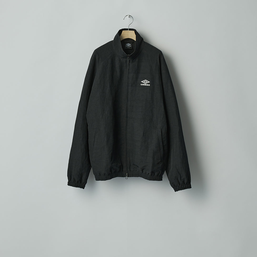 LINEN/NYLON TRACK JACKET