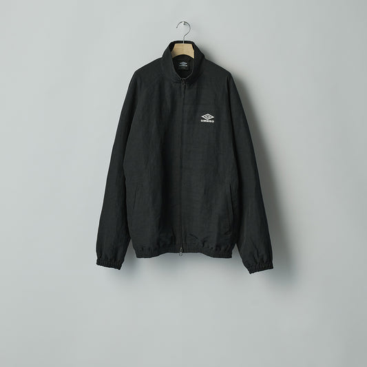 LINEN/NYLON TRACK JACKET