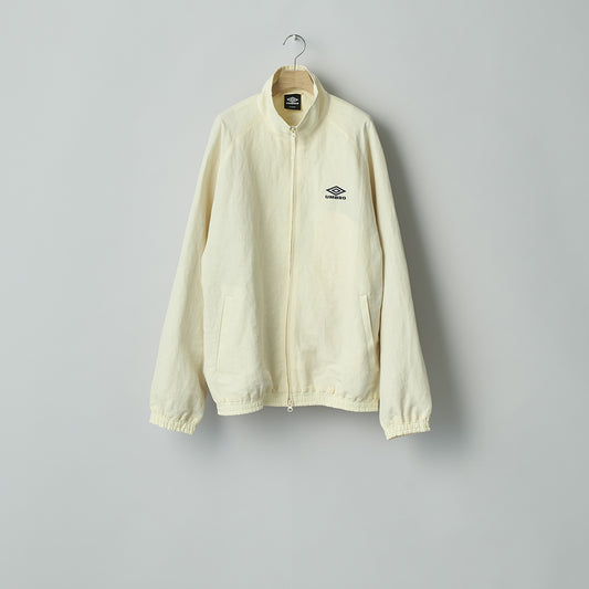 LINEN/NYLON TRACK JACKET
