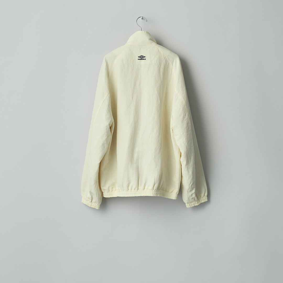 LINEN/NYLON TRACK JACKET