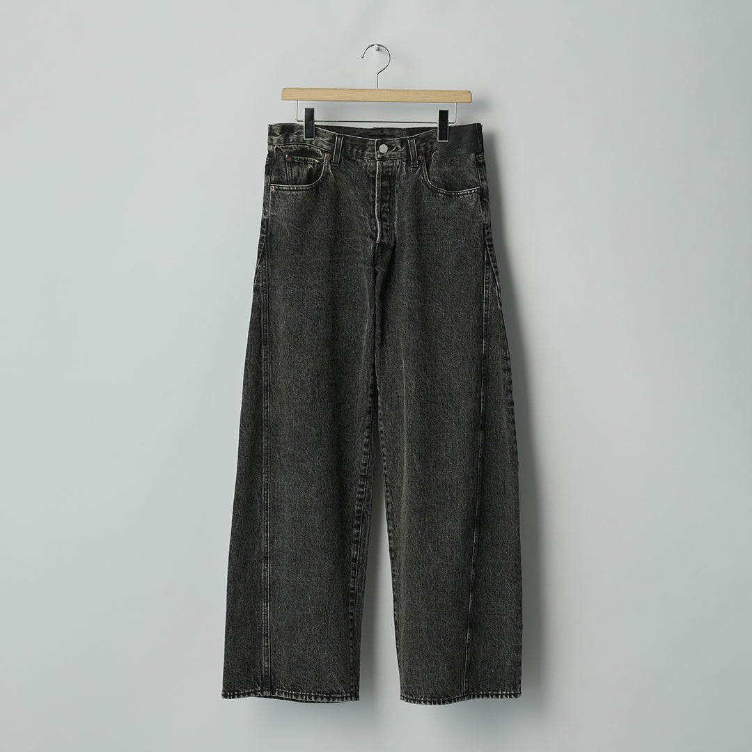 DEFORMATION WIDE DENIN JEANS