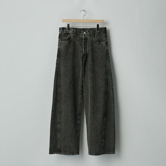 DEFORMATION WIDE DENIN JEANS