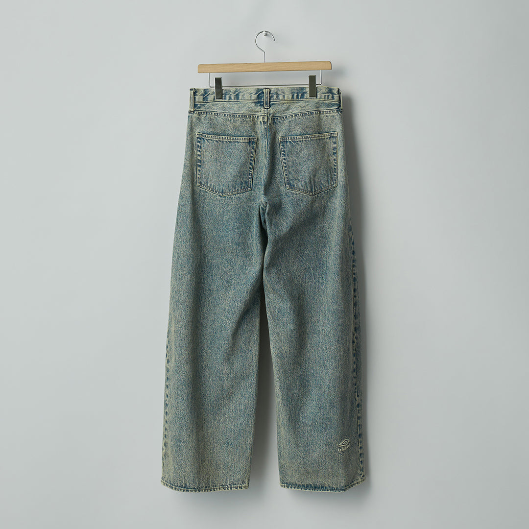 DEFORMATION WIDE DENIN JEANS