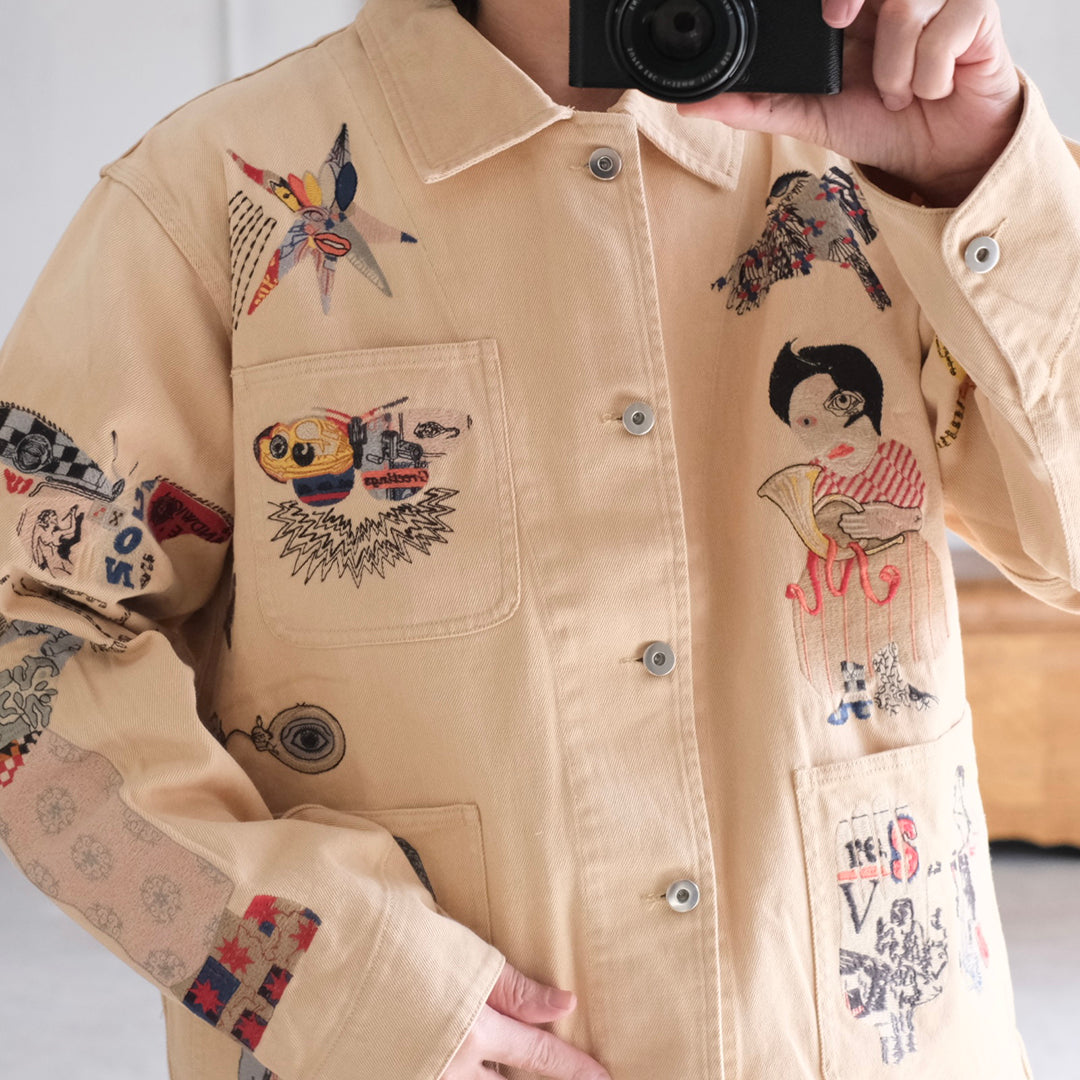 COLLAGE CHORE JACKET