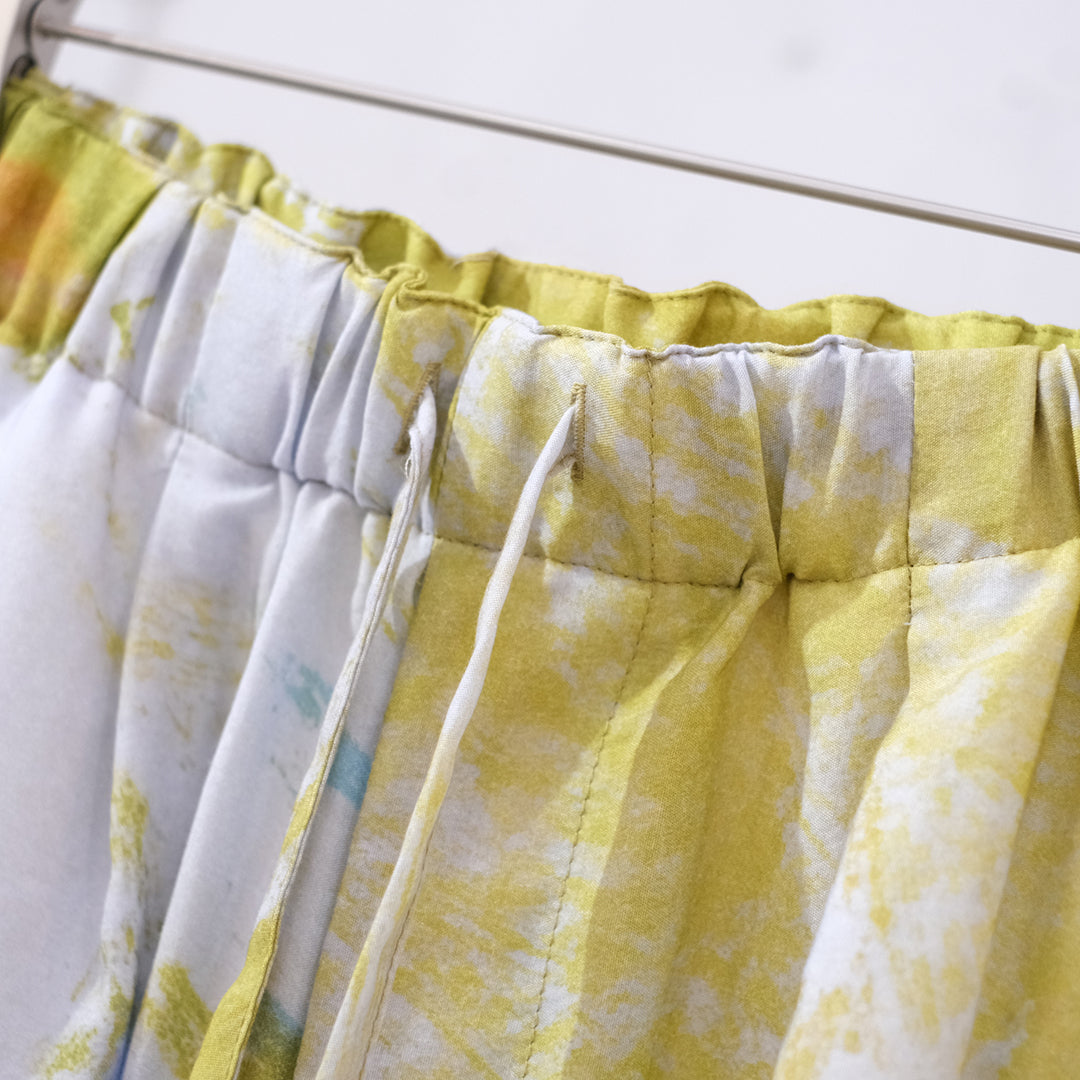 FLOWER PRINTED EASY SHORTS