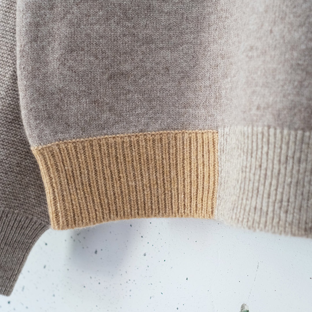 Color-block sweater