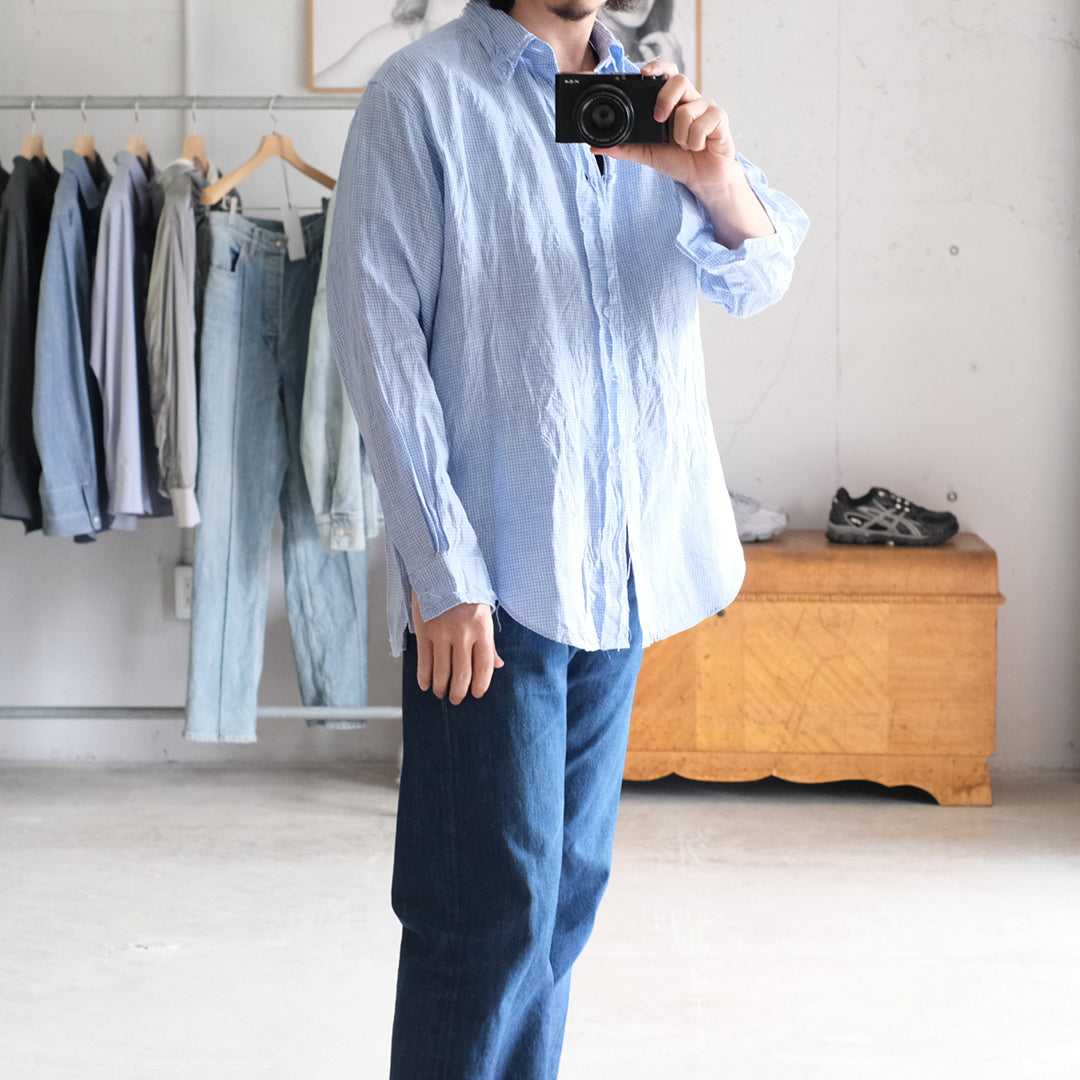 ensou. エンソウ 26SS Rough Cut Shirt | Harmonia公式通販サイト