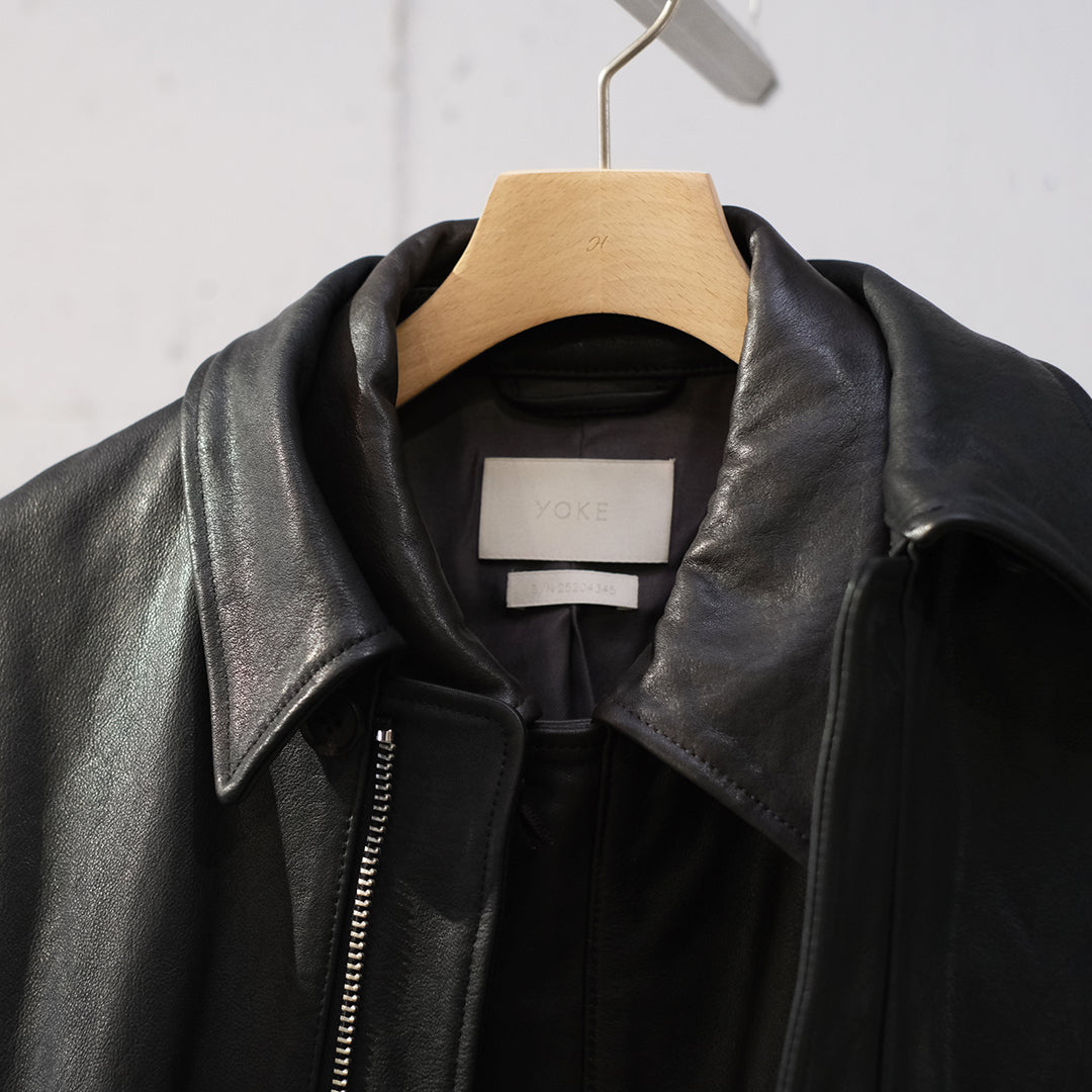 24fw ファッション YOKE LEATHER FLIGHT JACKET