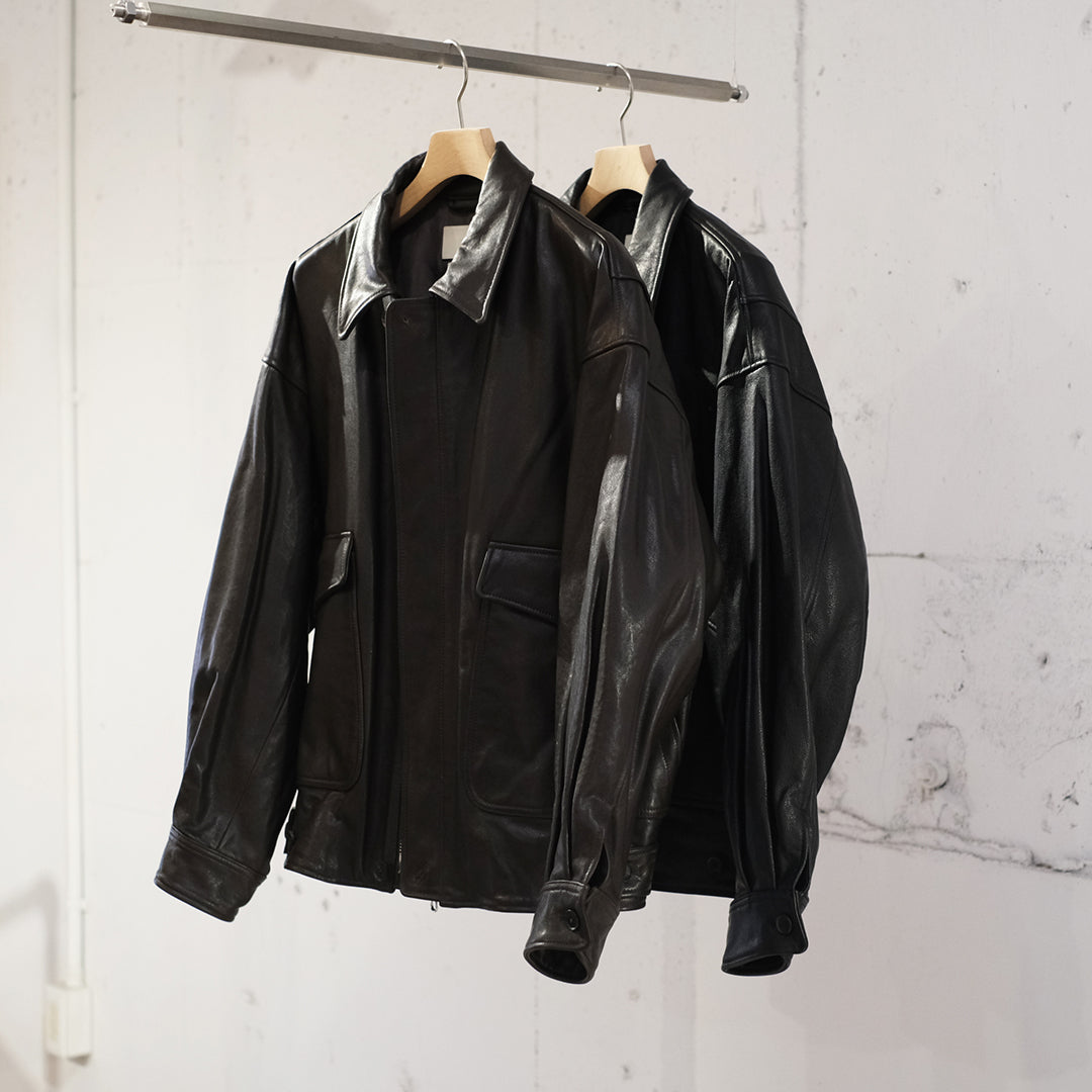 YOKE (ヨーク) - LEATHER FLIGHT JACKET | Harmonia公式通販