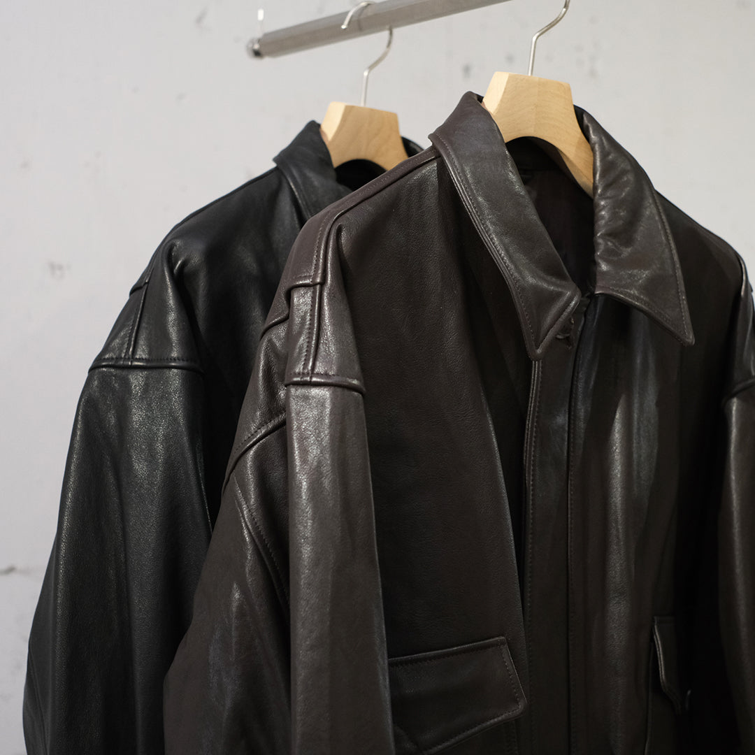 YOKE (ヨーク) - LEATHER FLIGHT JACKET | Harmonia公式通販
