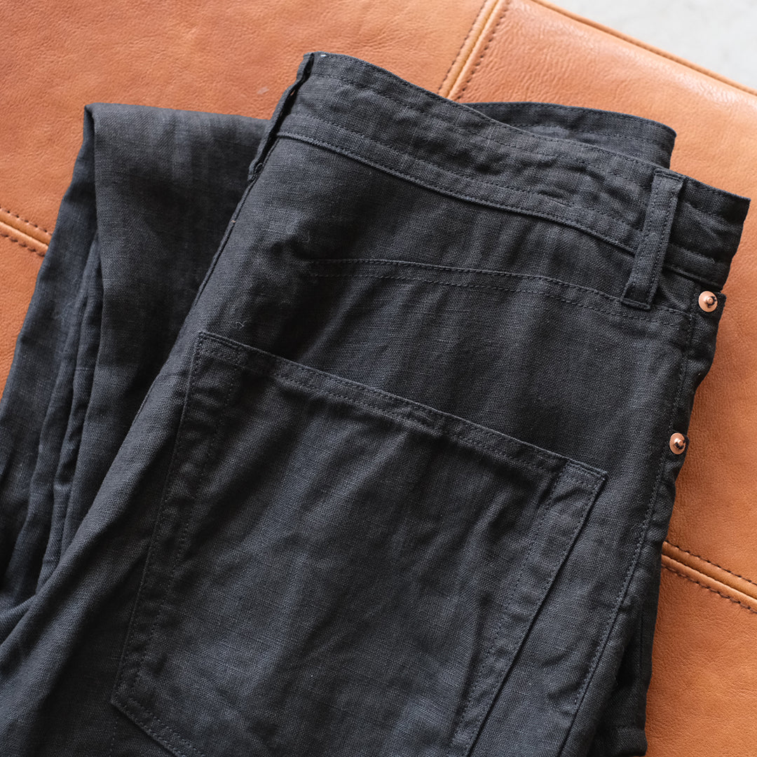 LINEN FLARE PANTS