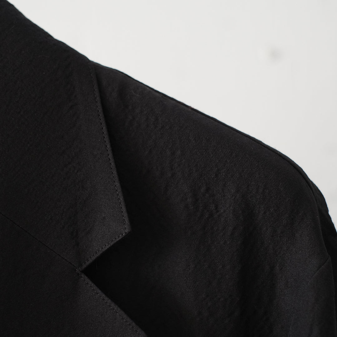 WOOL SILK SINGLE BREASTED JACKET