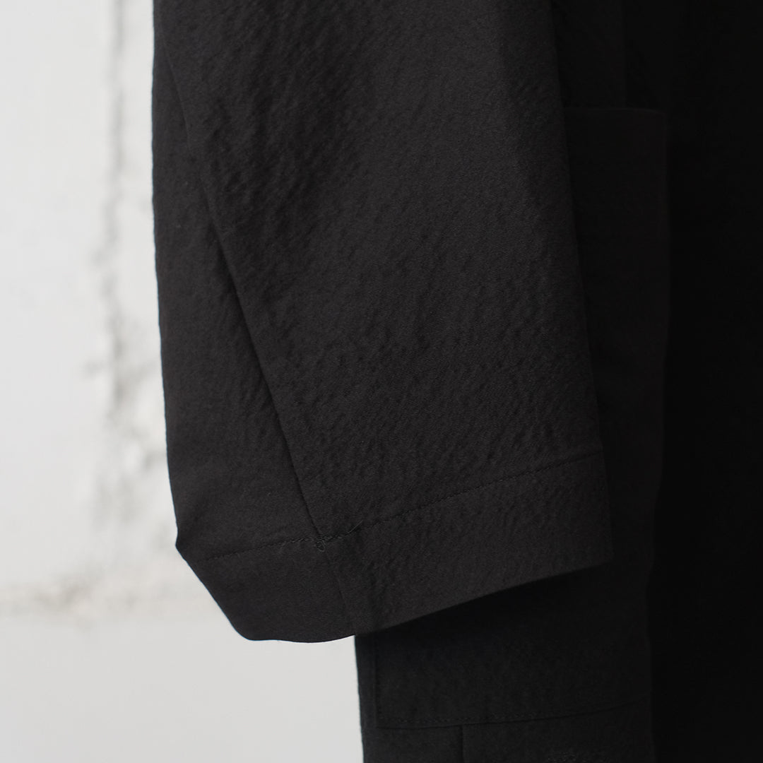 WOOL SILK SINGLE BREASTED JACKET