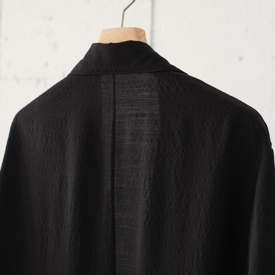 WOOL SILK SINGLE BREASTED JACKET