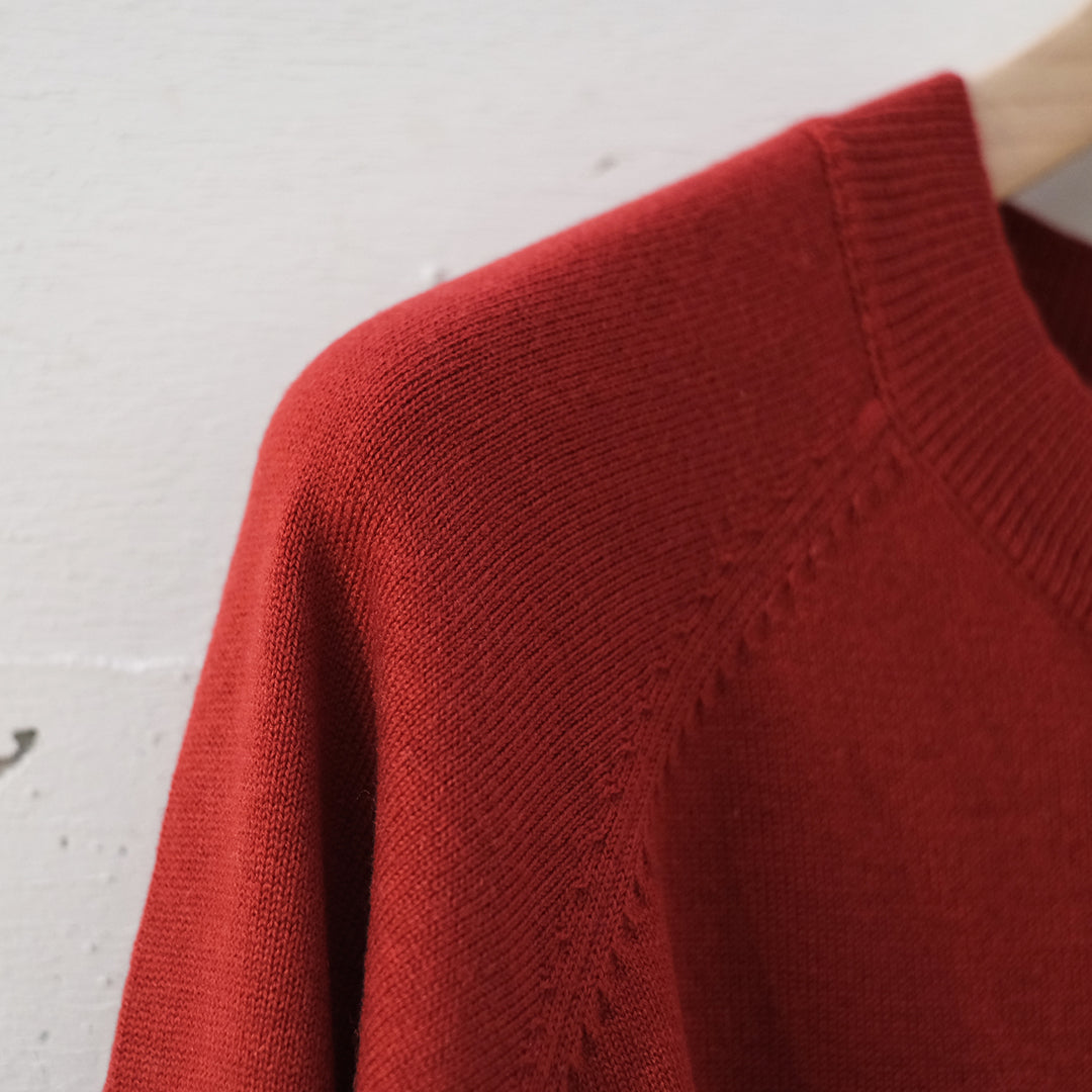 CREW NECK CARDIGAN