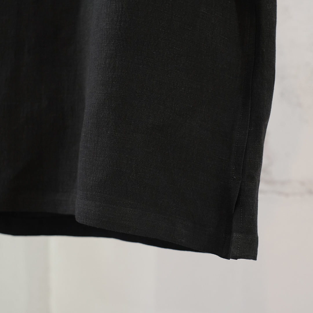 LINEN SKIPPER POLO SHIRT