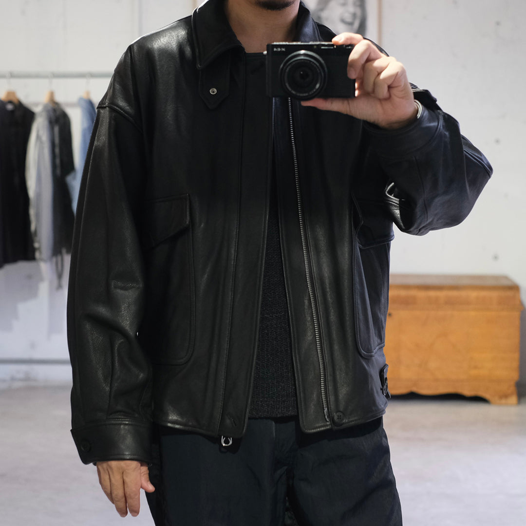 YOKE (ヨーク) - LEATHER FLIGHT JACKET | Harmonia公式通販