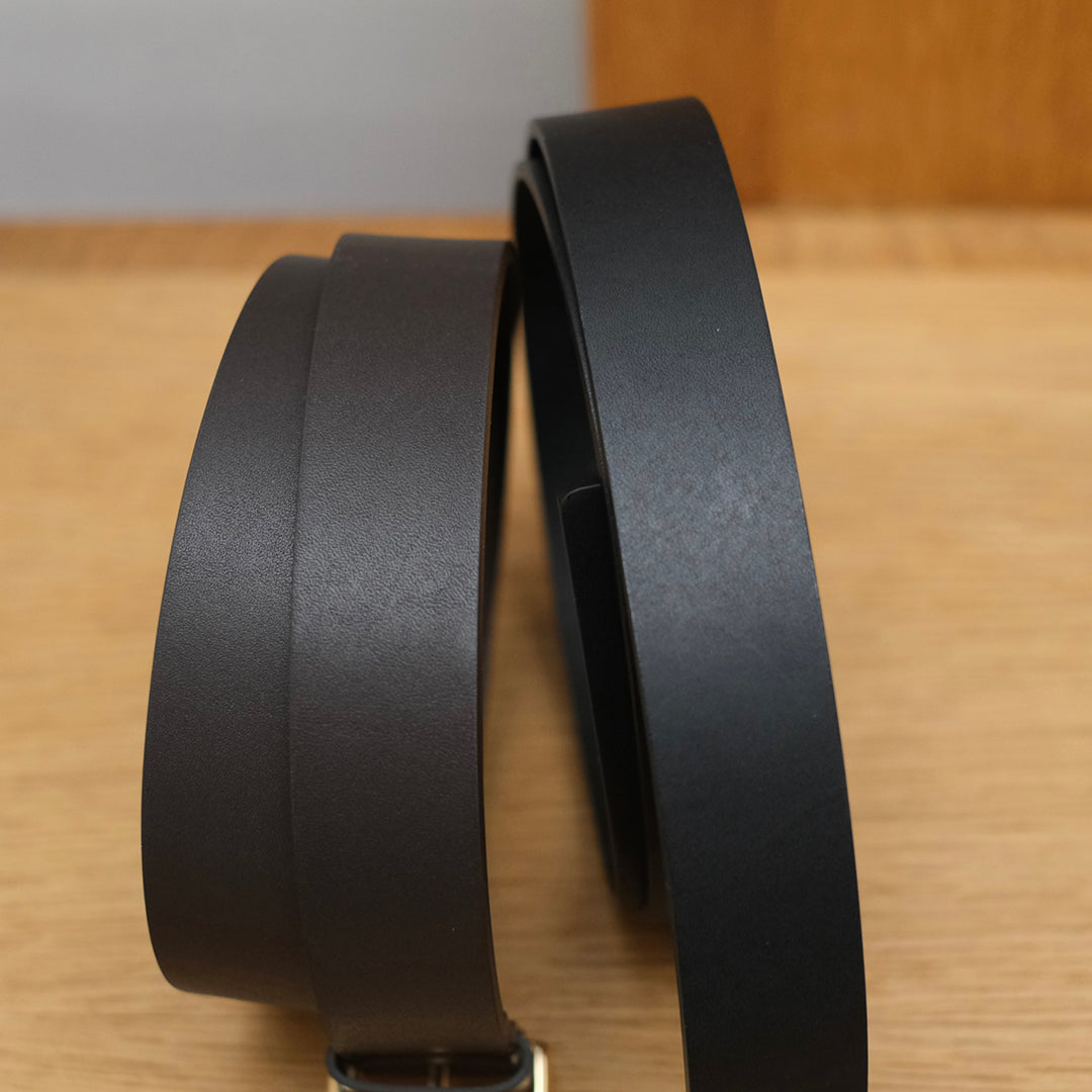 CLASSIC LEATHER BELT / PINNED BUCKLE