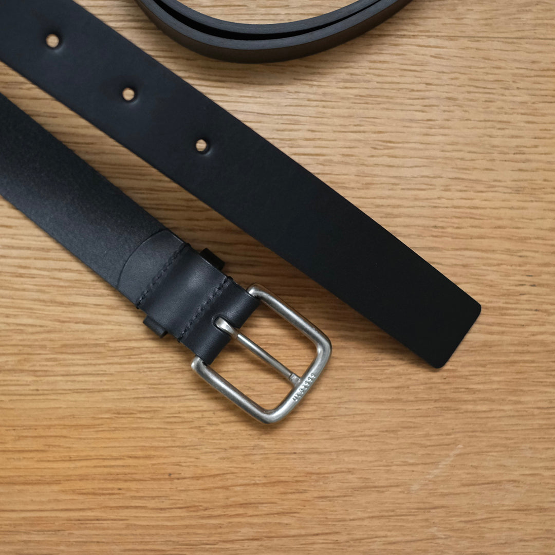 CLASSIC LEATHER BELT / PINNED BUCKLE