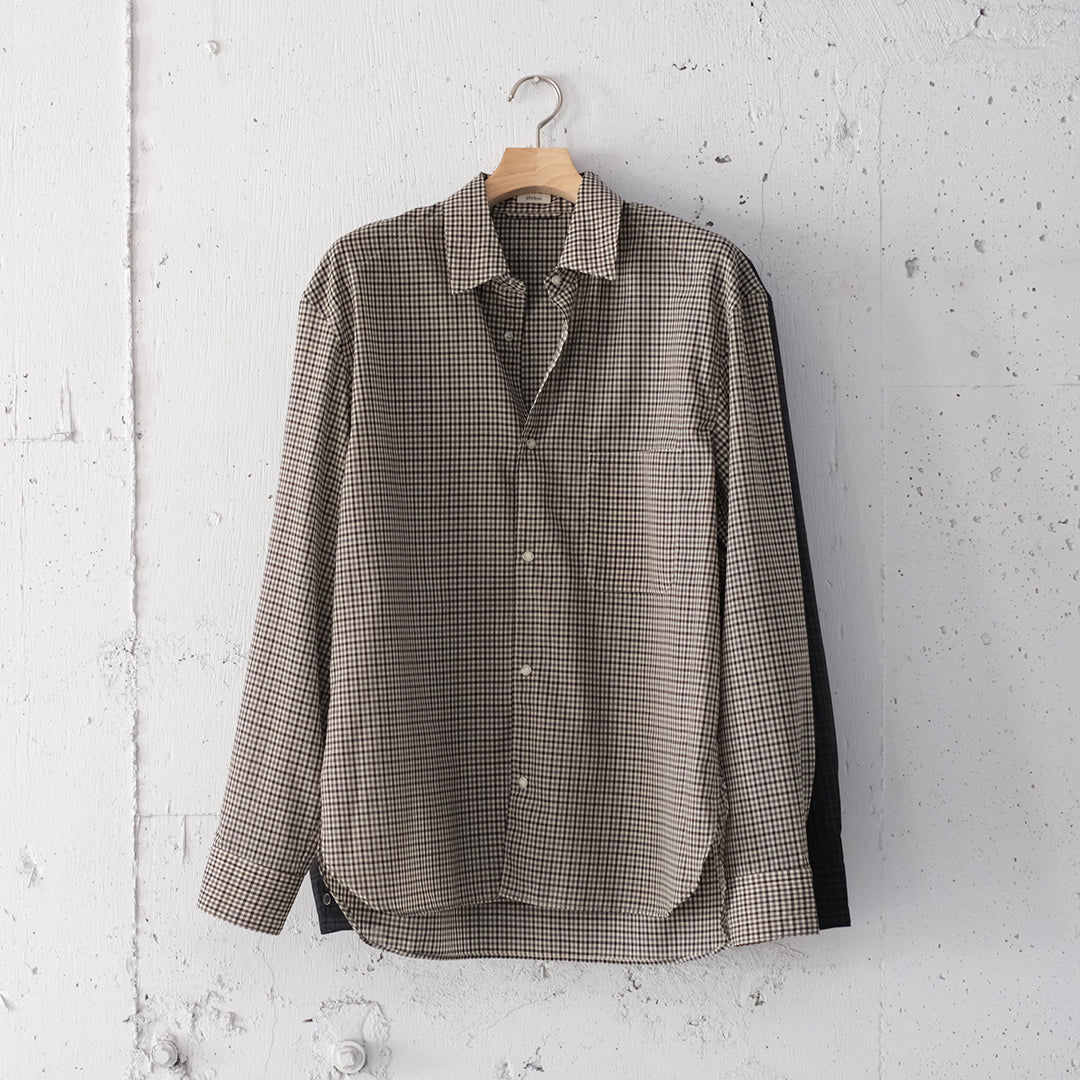 WOOL POLY TROPICAL SHIRT