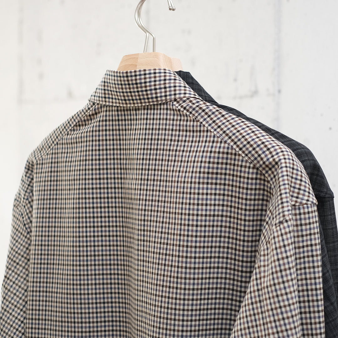 WOOL POLY TROPICAL SHIRT