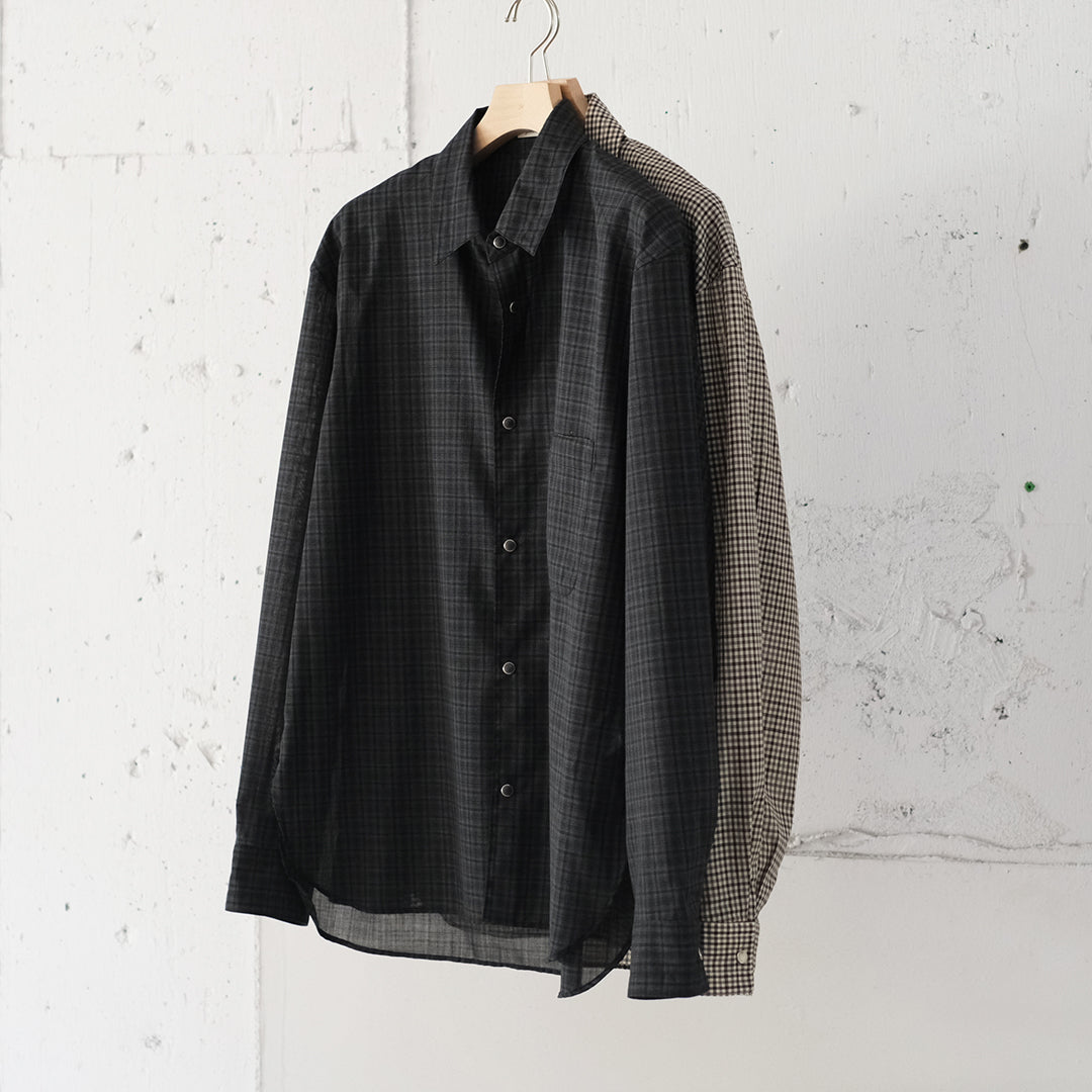 WOOL POLY TROPICAL SHIRT