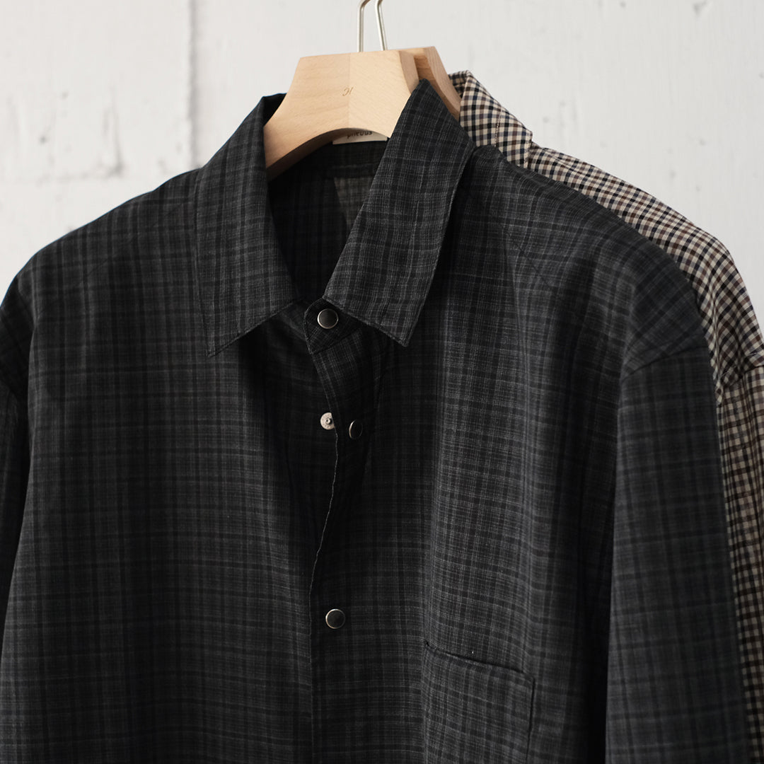 WOOL POLY TROPICAL SHIRT