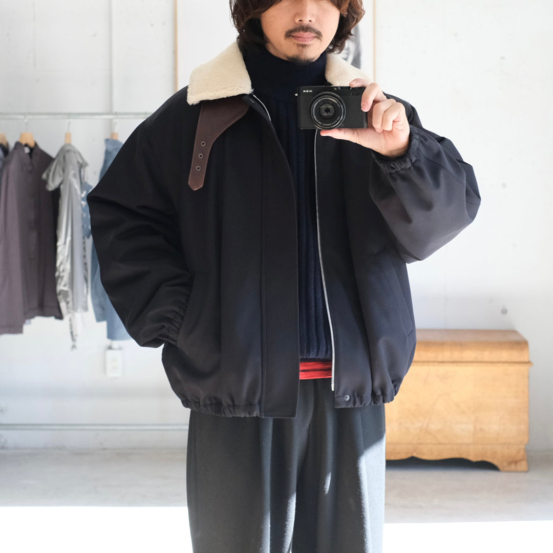 ssstein (シュタイン) 26SS / MOUTON COLLAR PADDED JACKET - Harmonia