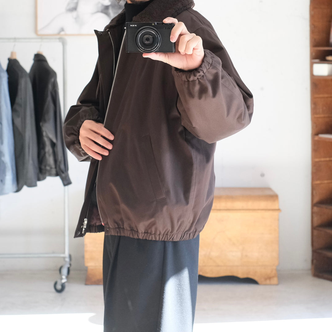 MOUTON COLLAR PADDED JACKET