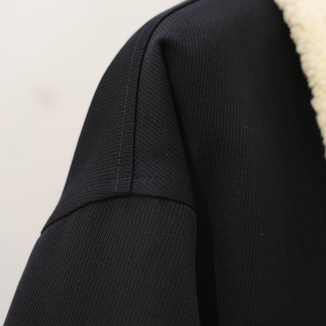 MOUTON COLLAR PADDED JACKET