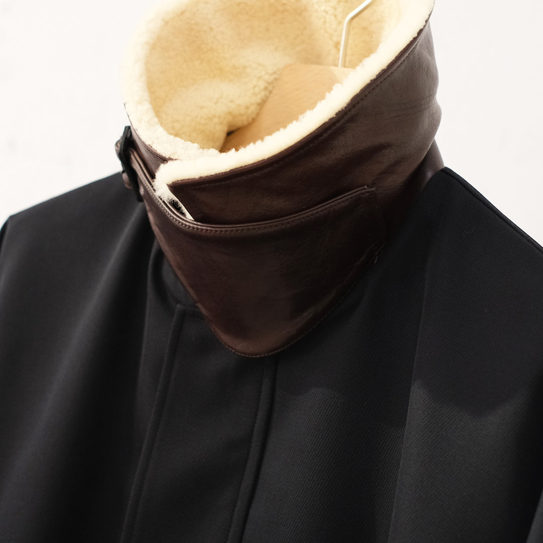 MOUTON COLLAR PADDED JACKET