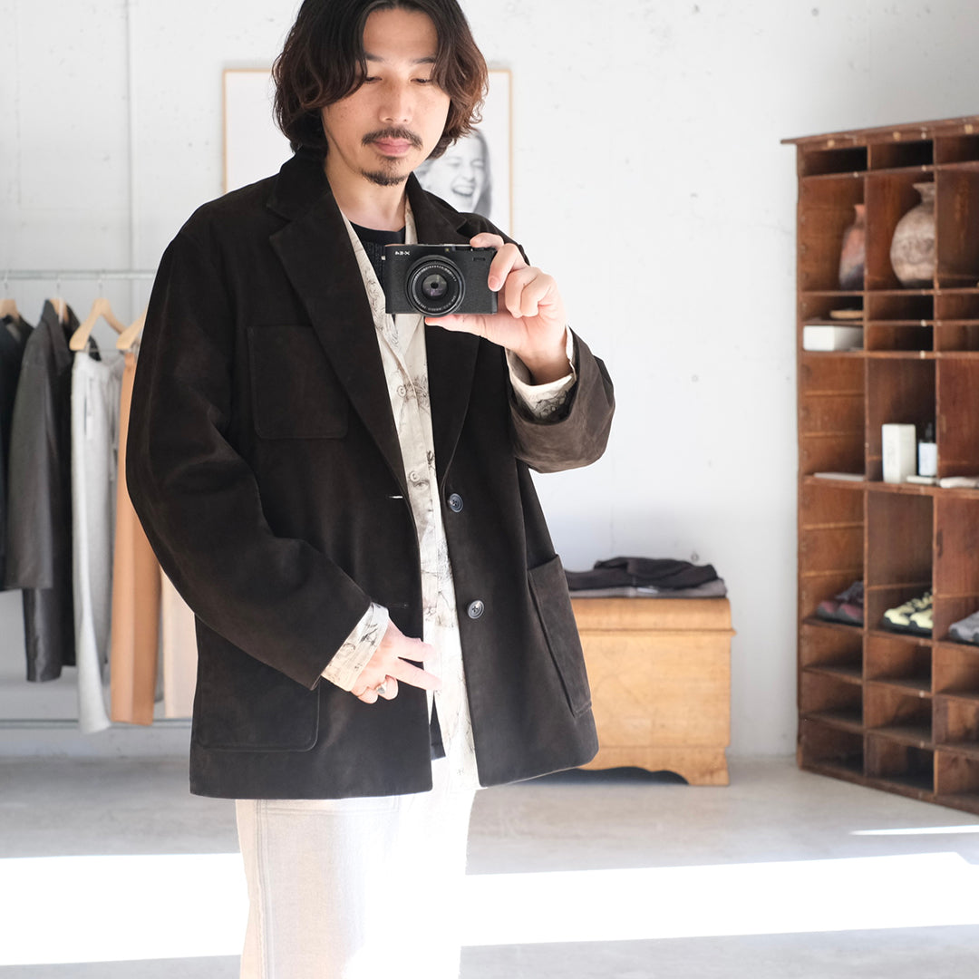ジャケット・アウター ssstein COW NUBUCK BLAZER 26ss ssstein (シュタイン) 26SS / COW NUBUCK BLAZER - Harmonia公式通販サイト