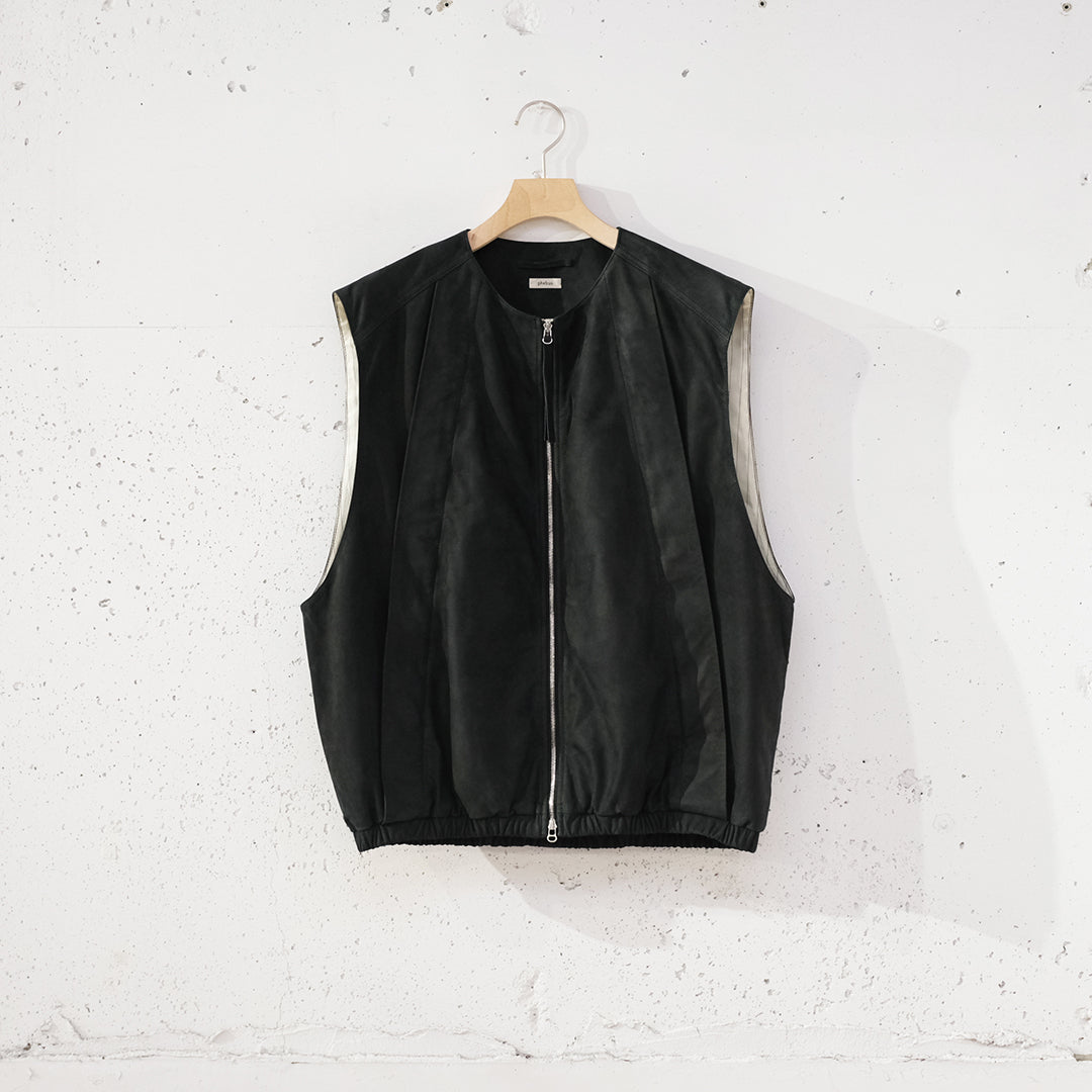 COW NUBUCK VEST