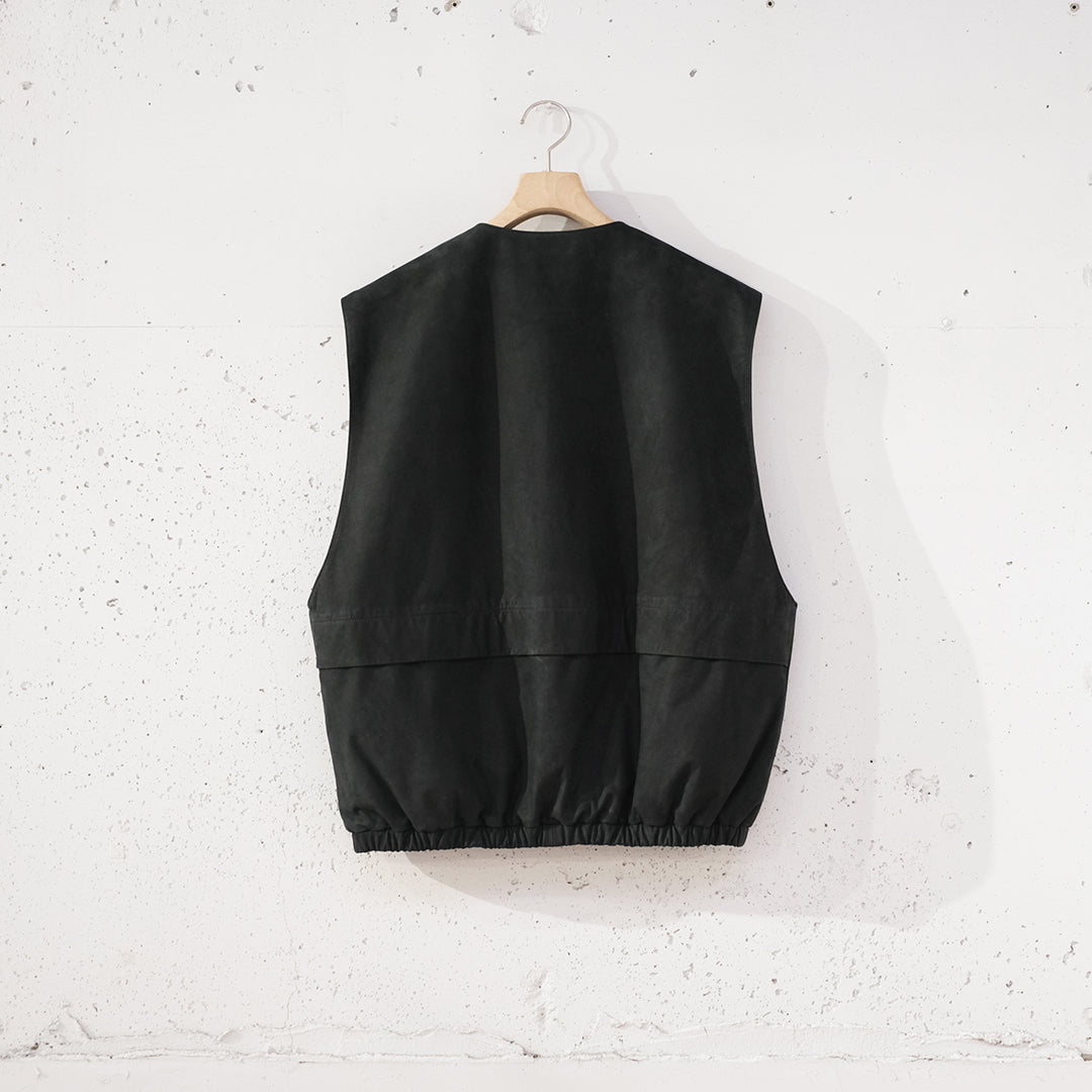 COW NUBUCK VEST