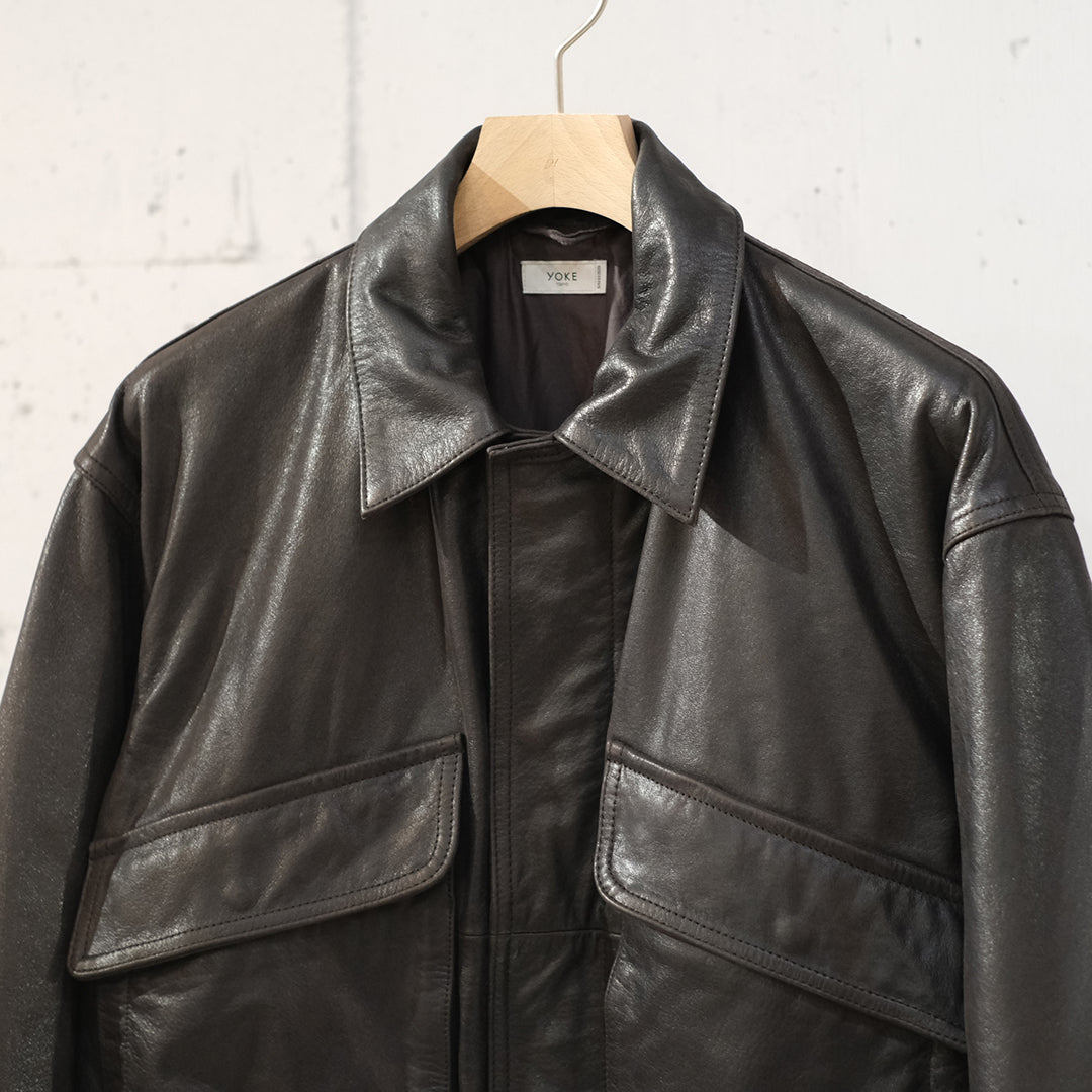 LEATHER FLIGHT JACKET