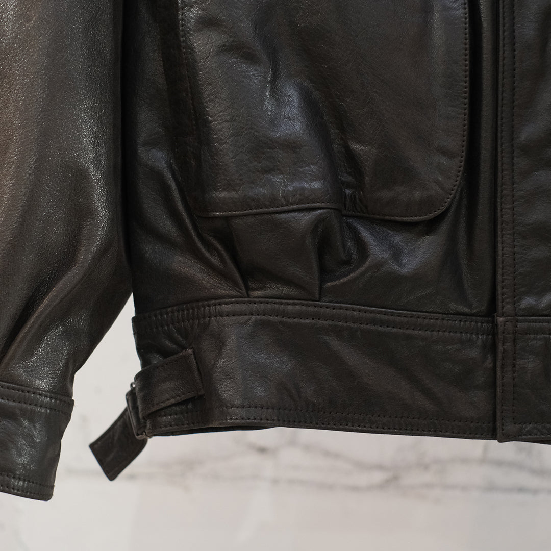 LEATHER FLIGHT JACKET