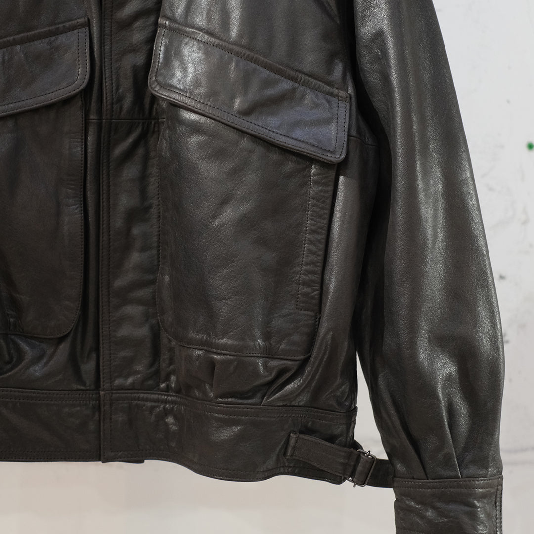 LEATHER FLIGHT JACKET