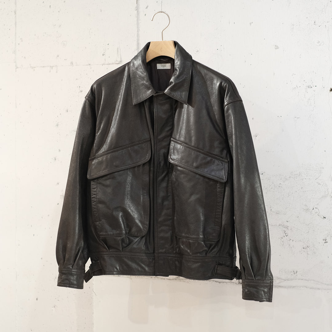 LEATHER FLIGHT JACKET