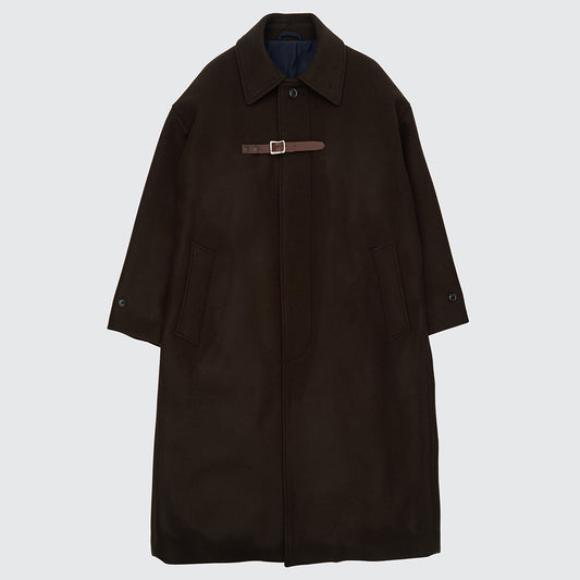 MELTON BIG BALMACAAN COAT