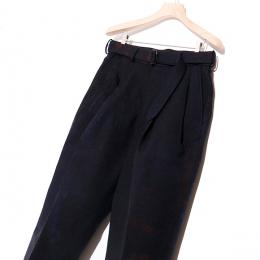 yoke JACQUARD BELTED WIDE TROUSERS | forext.org.br