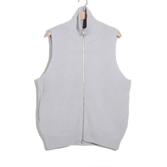 OVERSIZED DRIVERS KNIT ZIP VEST