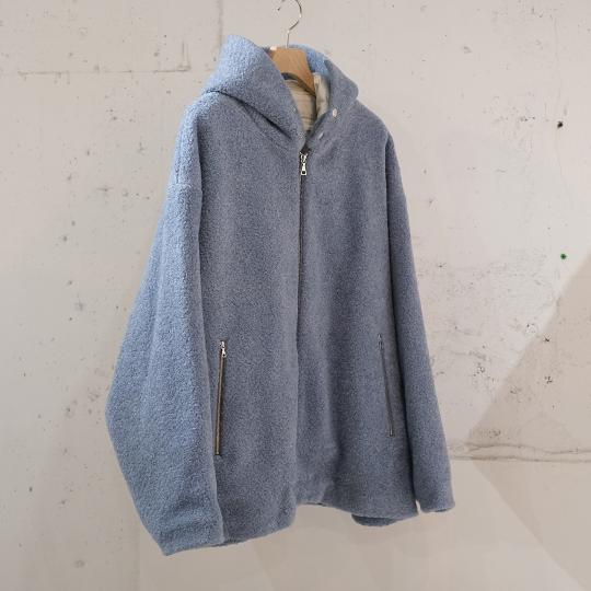 ZIP UP HOODED BLOUSON